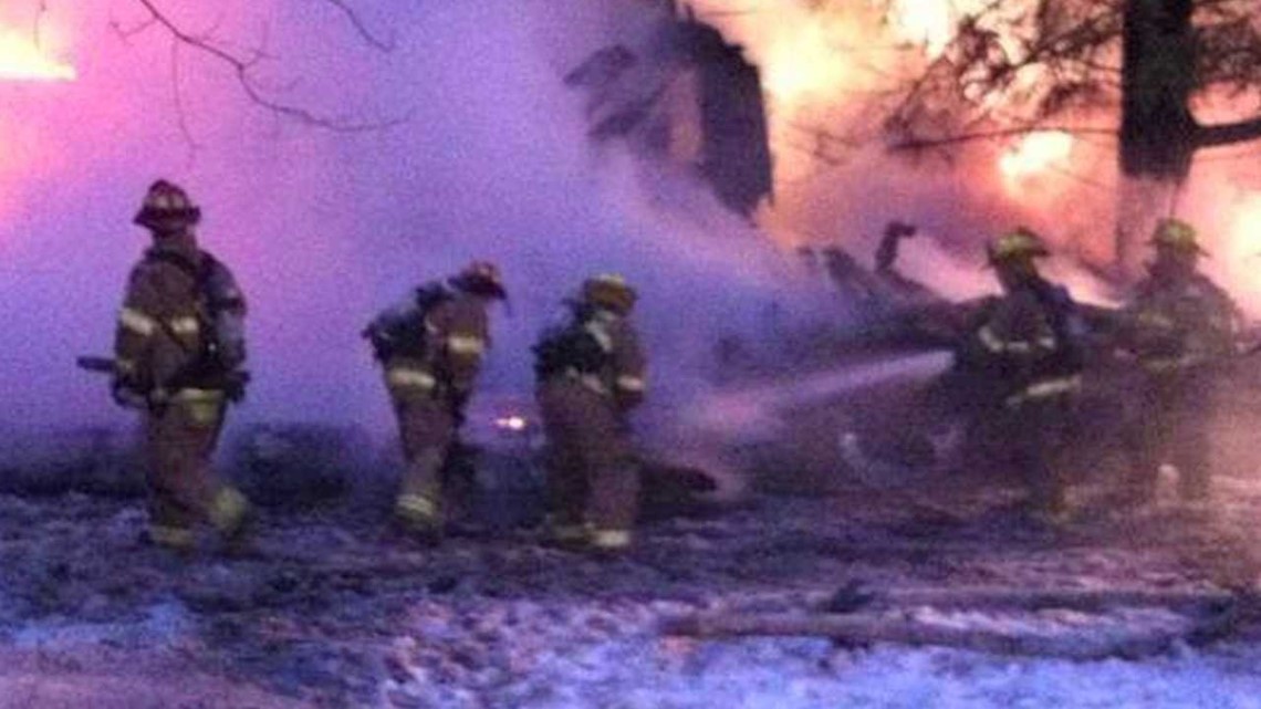 Firefighters Fight Flames, Smoke in Snowy Conditions | wnep.com