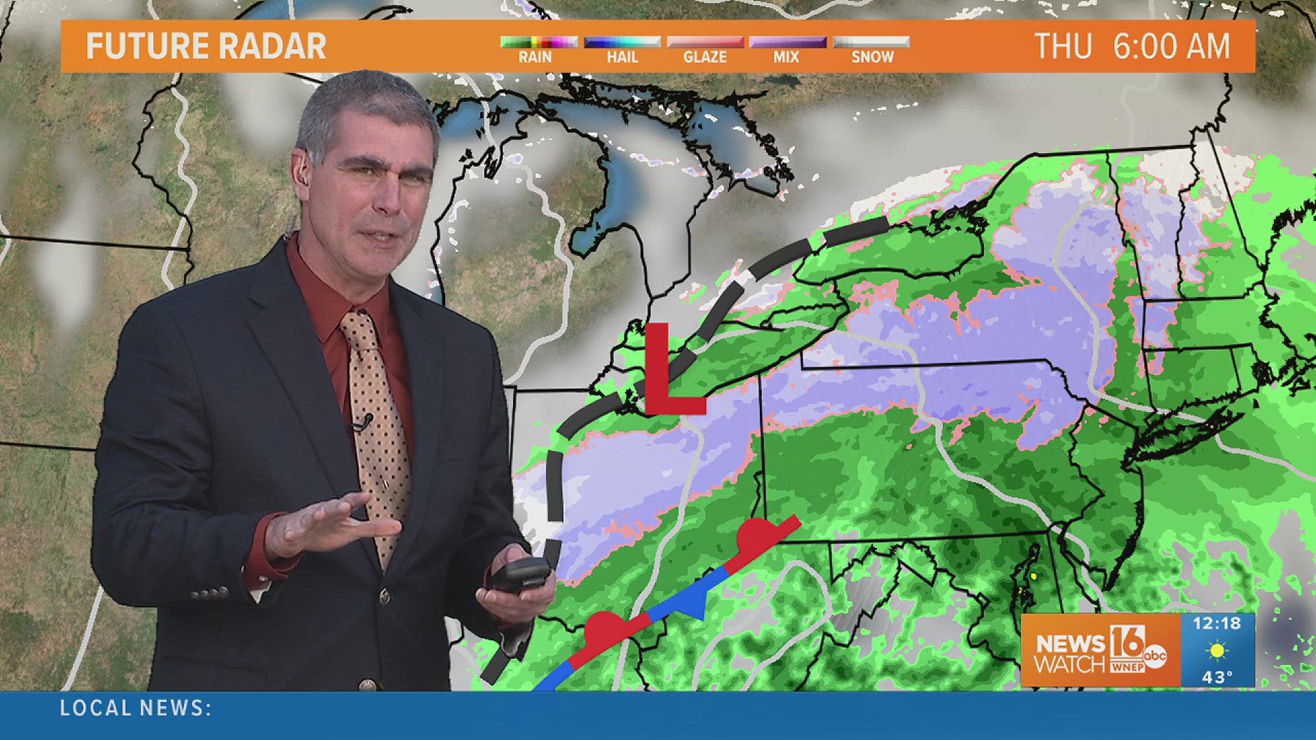 Rain and Snow For Thanksgiving and Cold Air to Follow | wnep.com