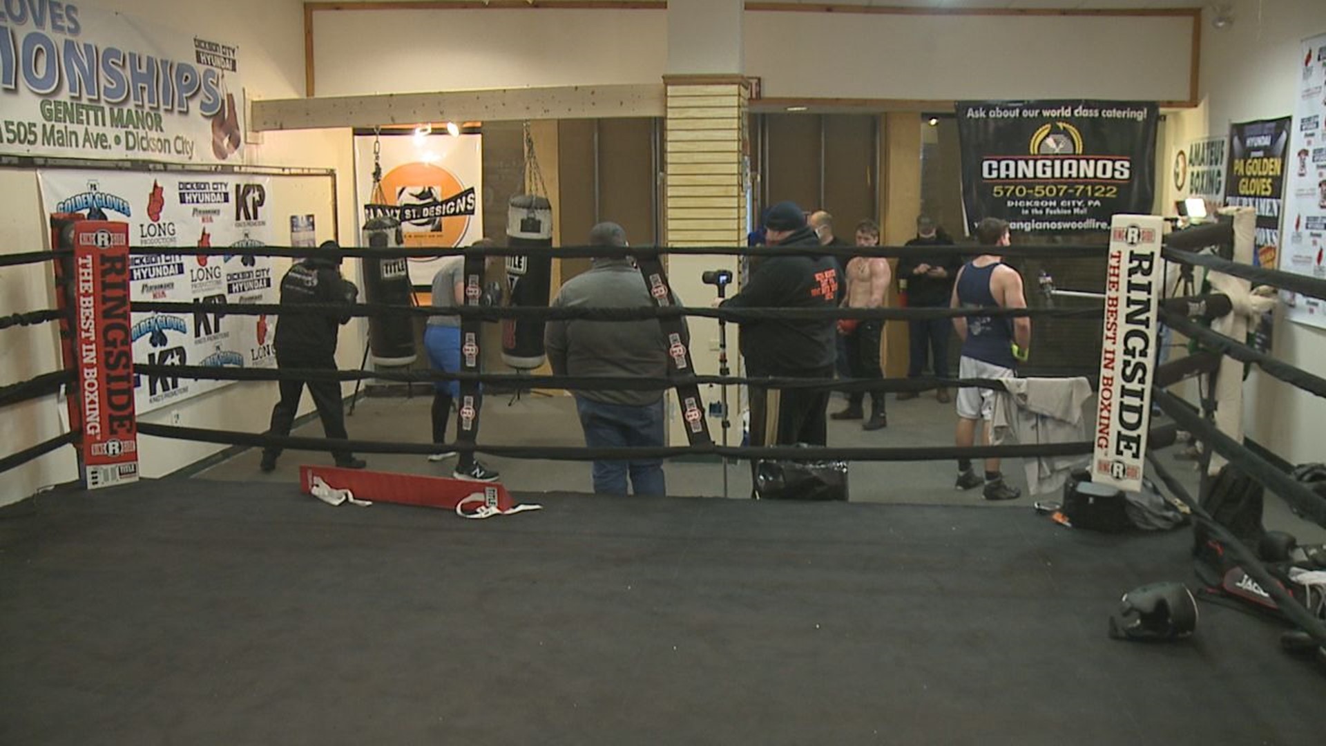 Irish Boxing Club Sets Up Temporary Facility Inside Marketplace At 