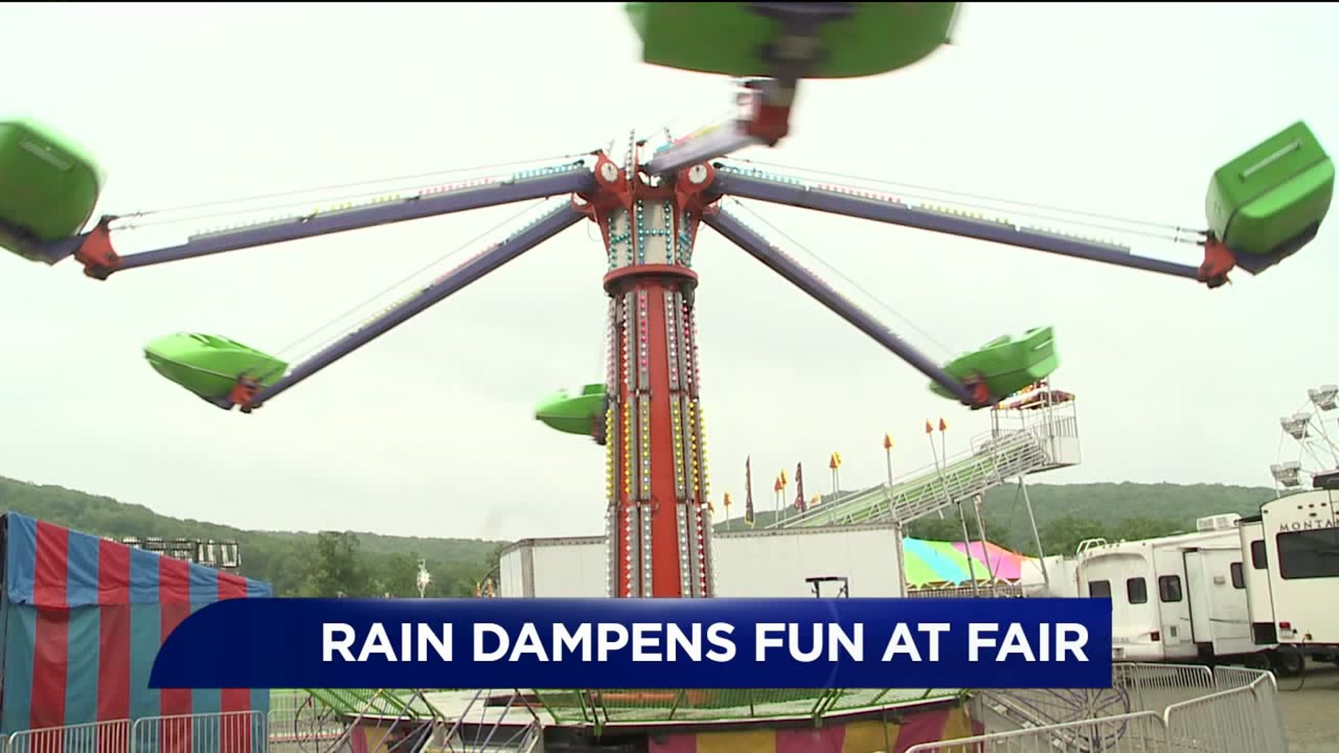 Rain Dampens Fun at the Fair in Two Communities