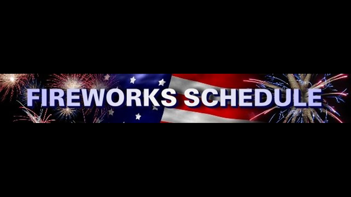 2013 Fireworks Schedule, Find A Display Near You