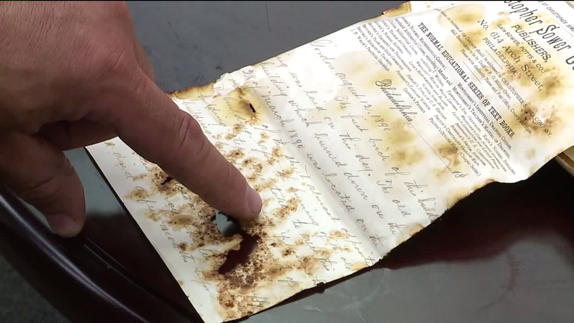 128-year-old Time Capsule Opened in Schuylkill County