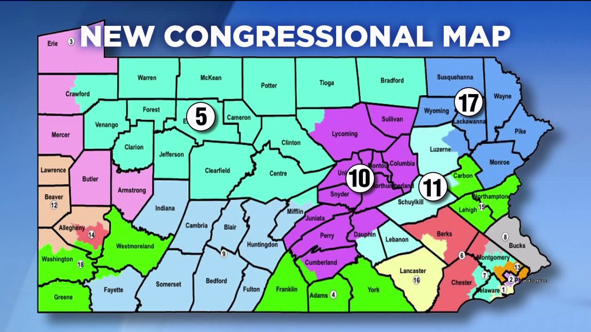 Governor Wolf to Examine New PA Congressional Maps