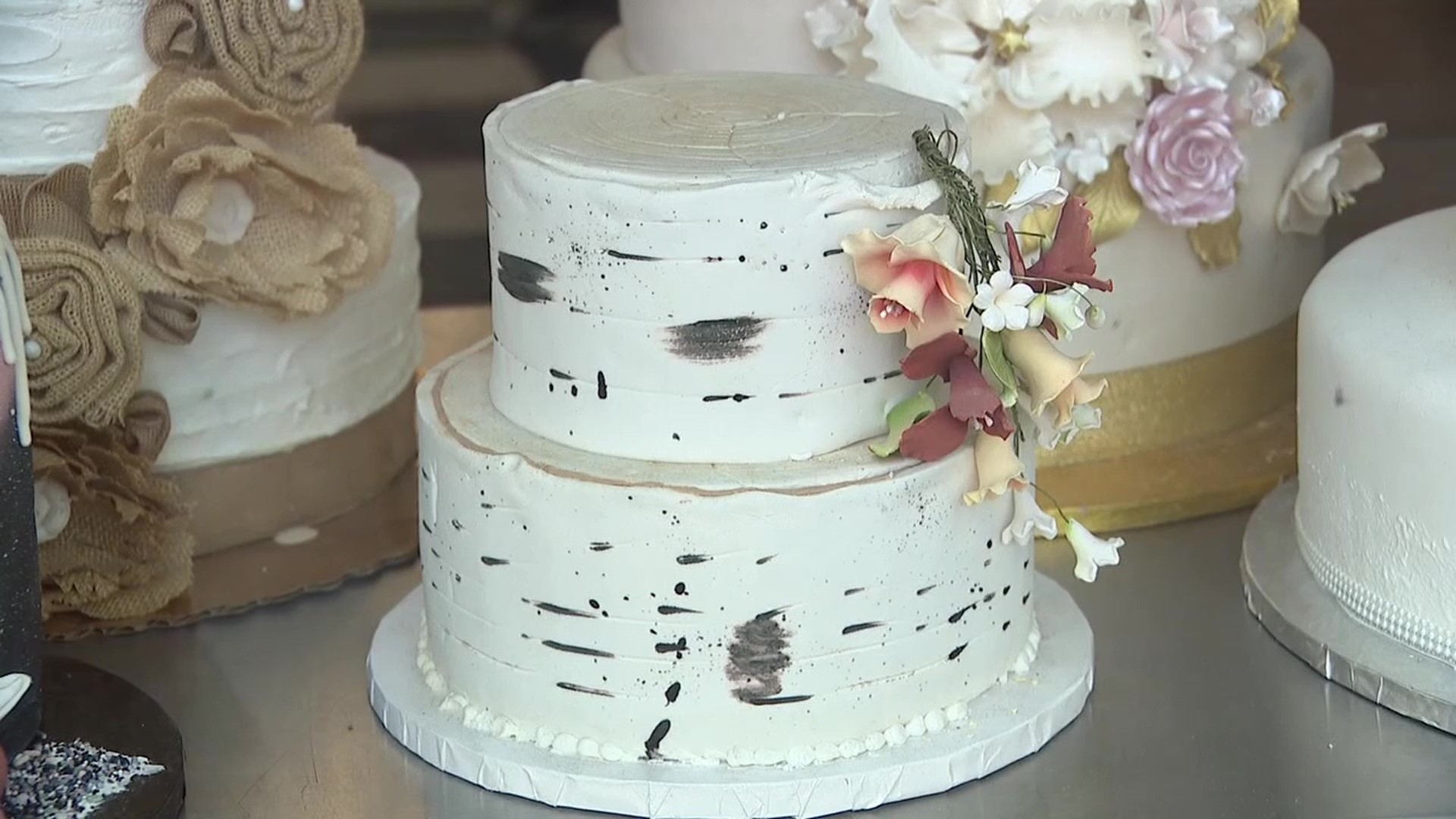 A bakery owner in the Poconos noticed couples are downsizing on their wedding guest lists, so she decided to make smaller cakes to match.