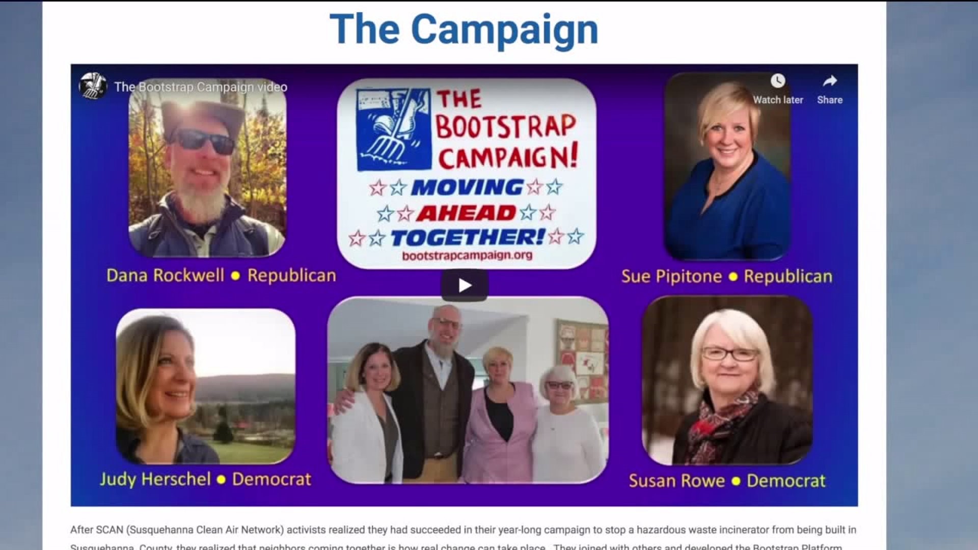 Susquehanna County Judge Rules in Favor of Bootstrap Campaign
