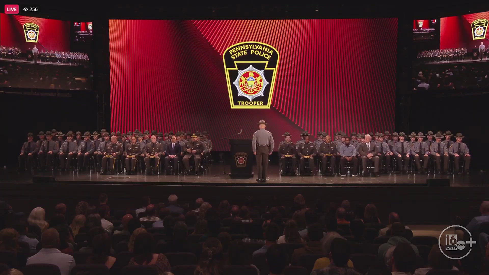 Gov. Shapiro and Col. Christopher Paris welcomed 59 new troopers to the State Police at PSP’s 173rd Cadet Class Graduation.
