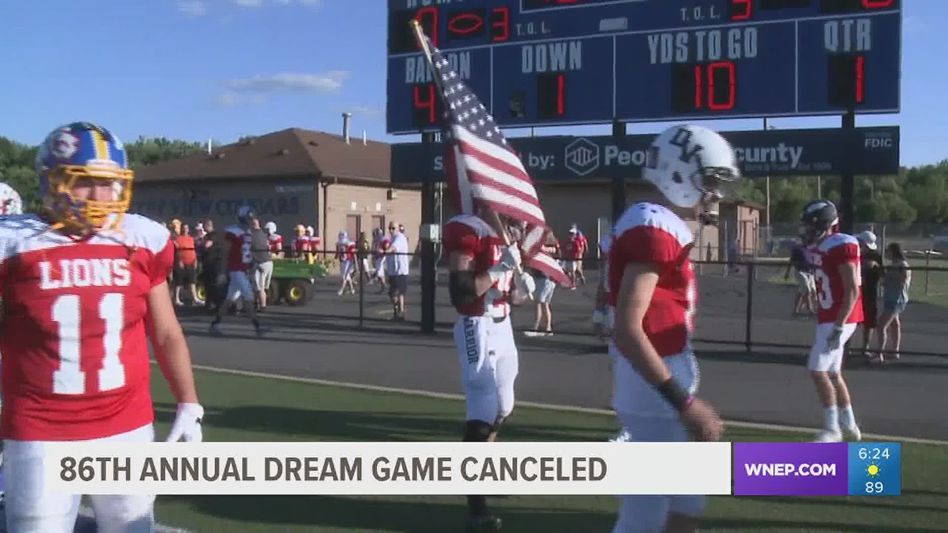 Dream Game canceled after 86 seasons without interruption.