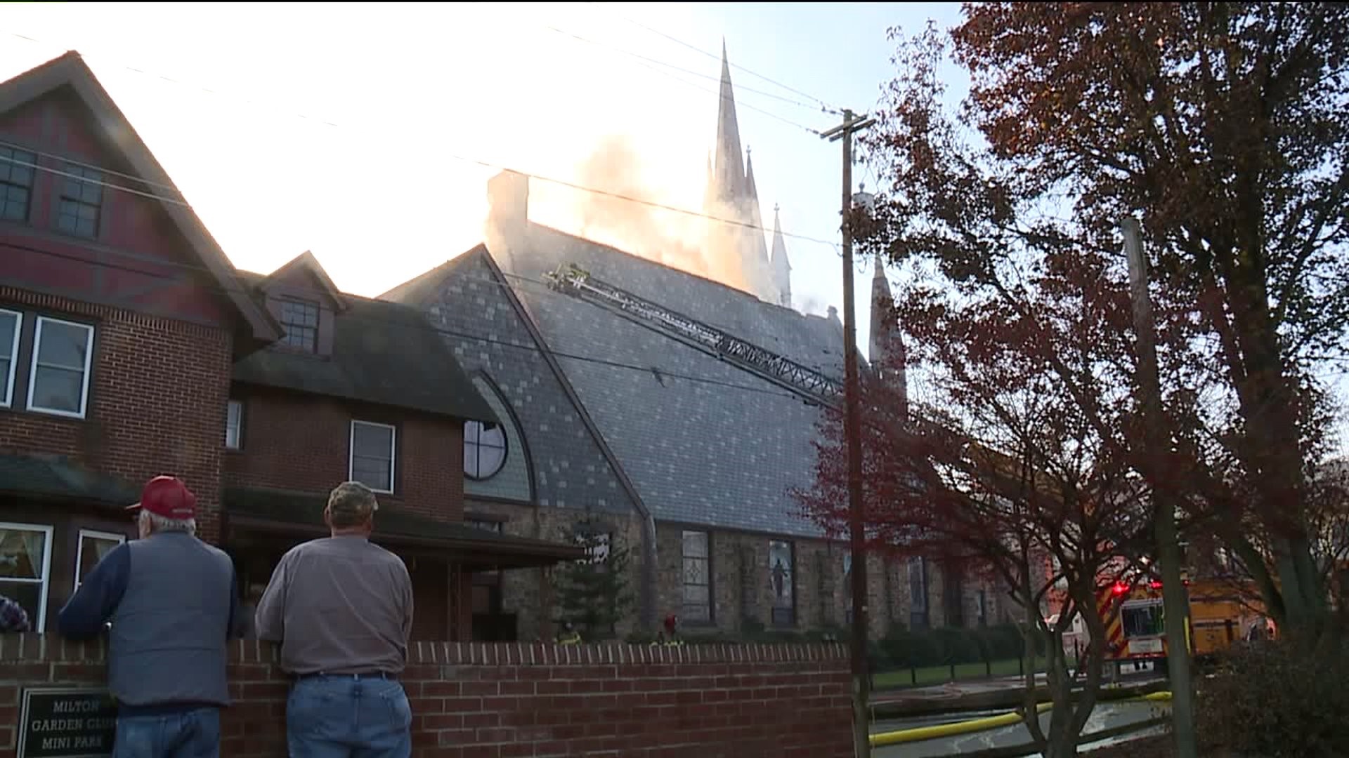 Historic Church in Milton Hit by Fire