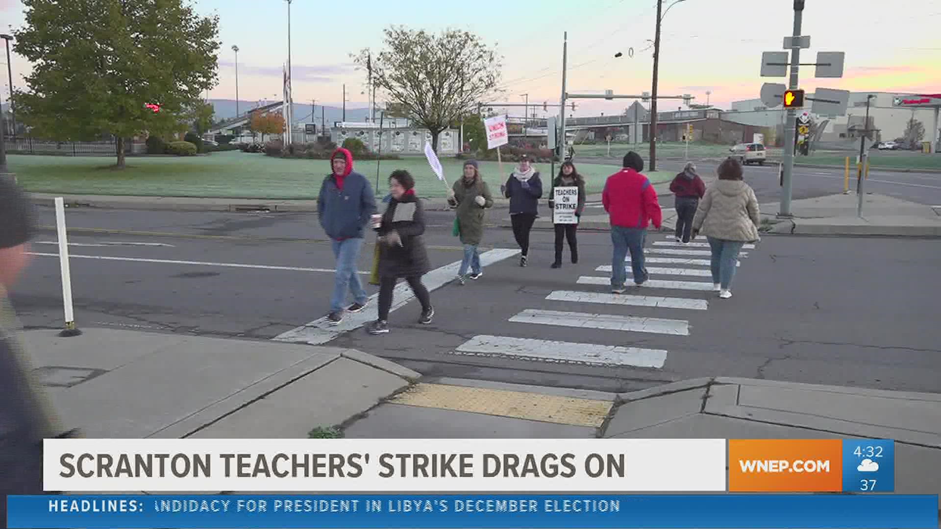 There's possible movement in the Scranton teacher strike. The board says it's studying a proposal from the union.