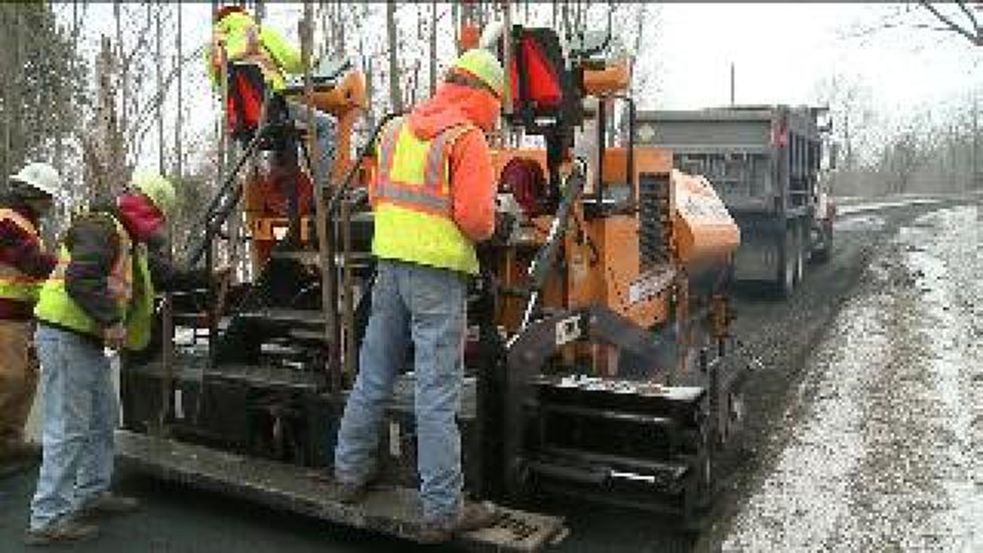 Repairing Rough Route In Susquehanna County
