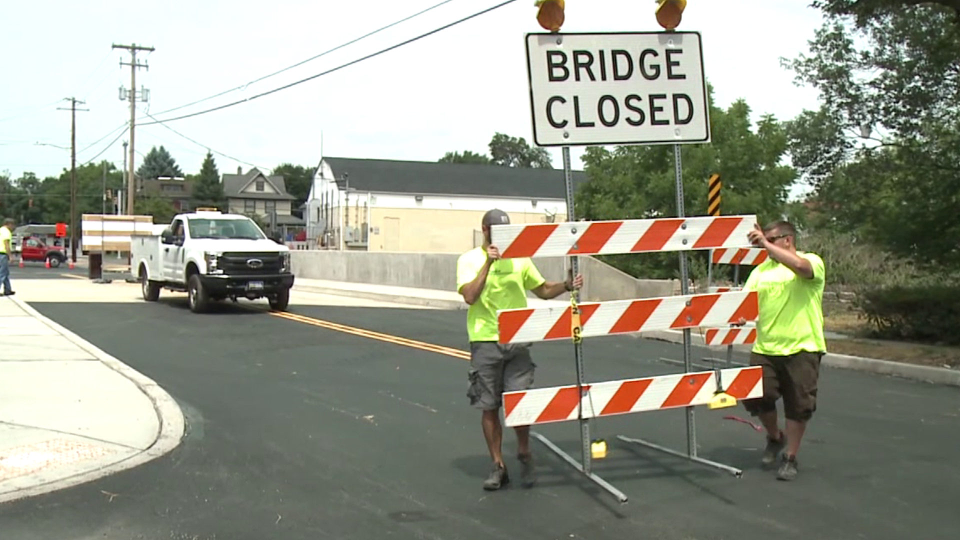 After almost ten years, drivers and pedestrians can now use the Division Street bridge that splits Wilkes-Barre and Hanover Township.