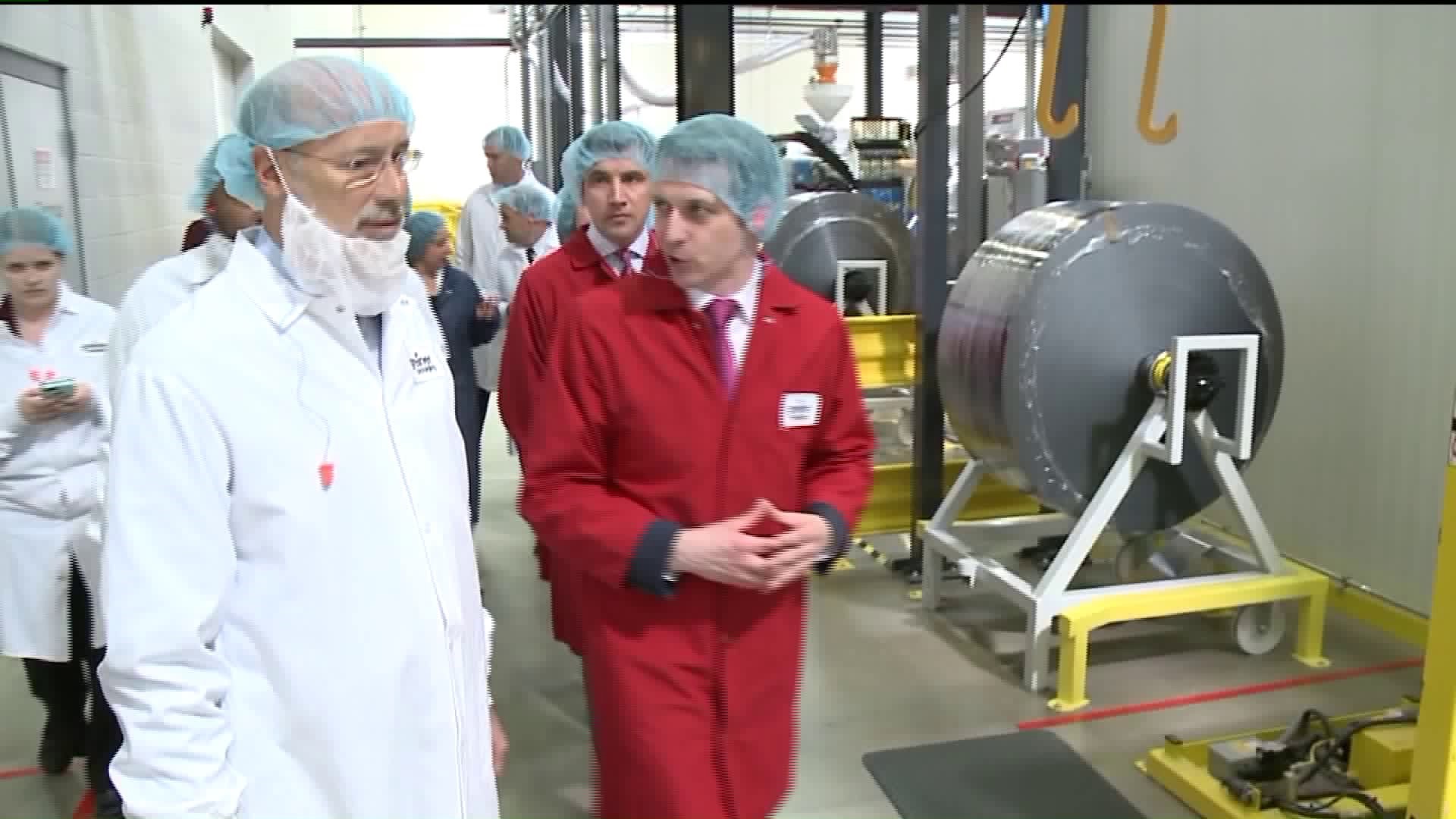 Governor Visits Packaging Plant That Could Pave Way for Future Job Market