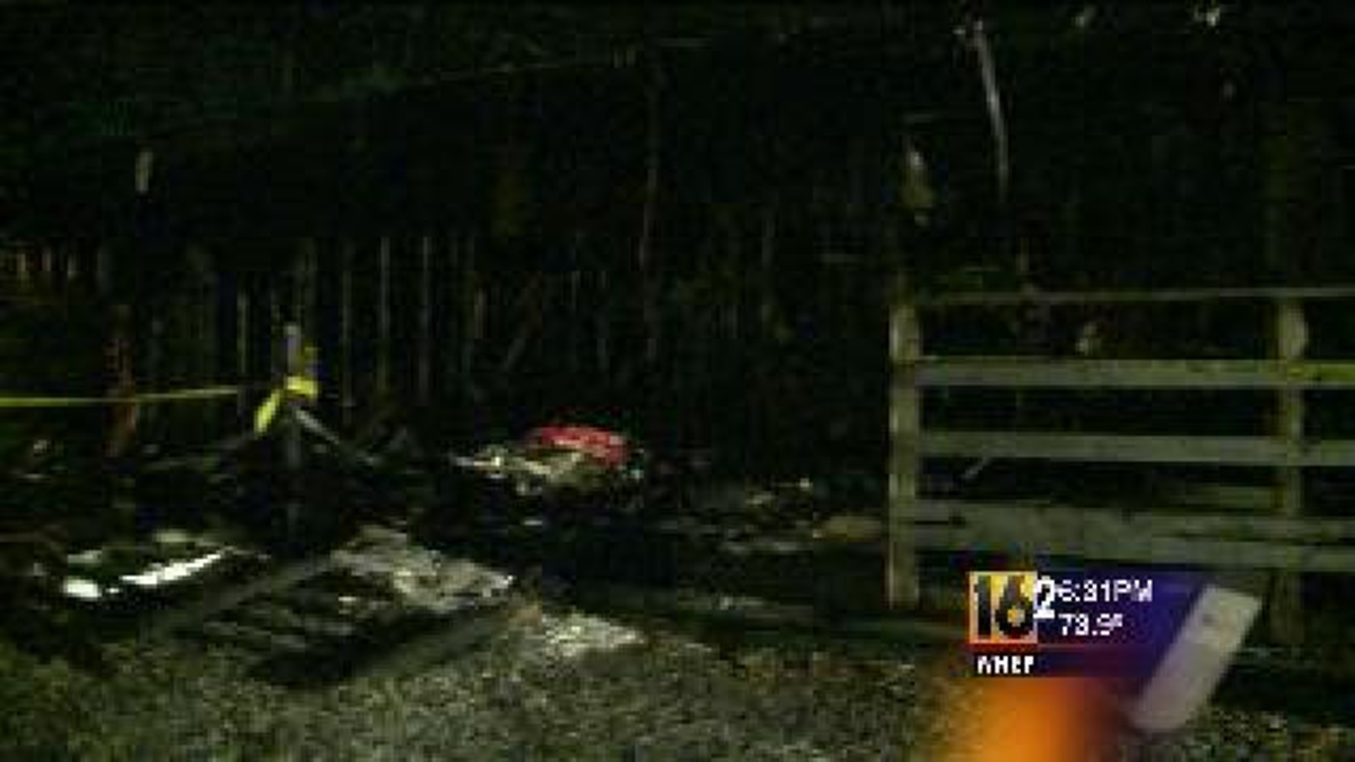 Flames Destroy Home in Monroe County