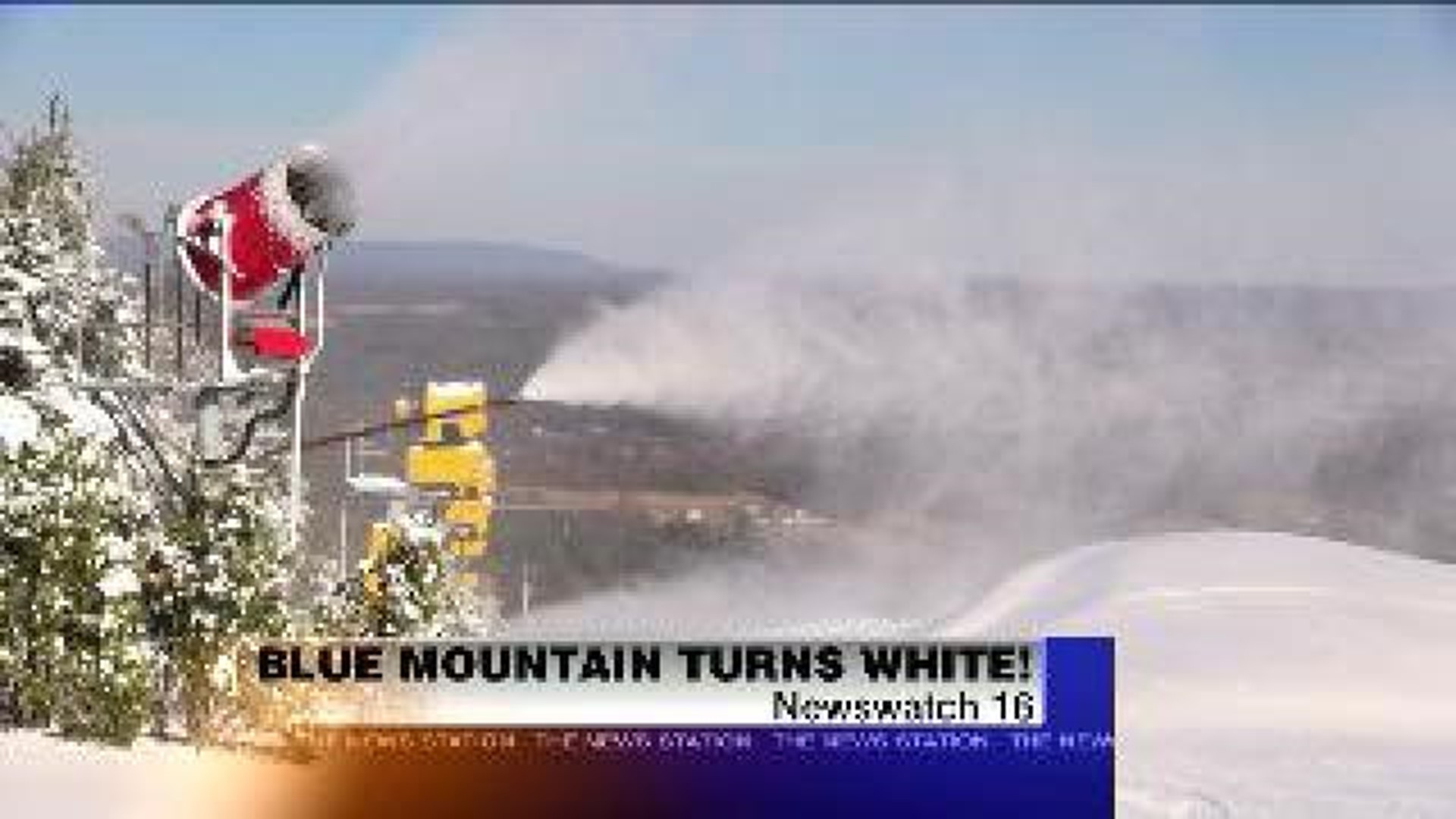 Blue Mountain Turns White