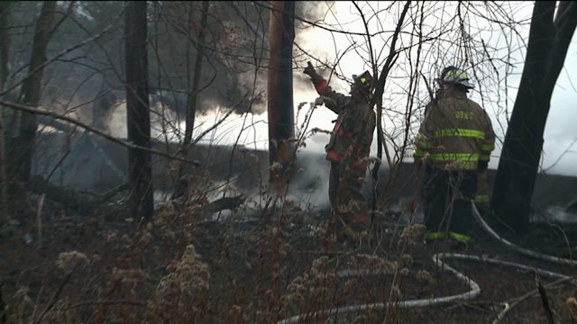 Firefighter Injured Battling Blaze in Susquehanna County