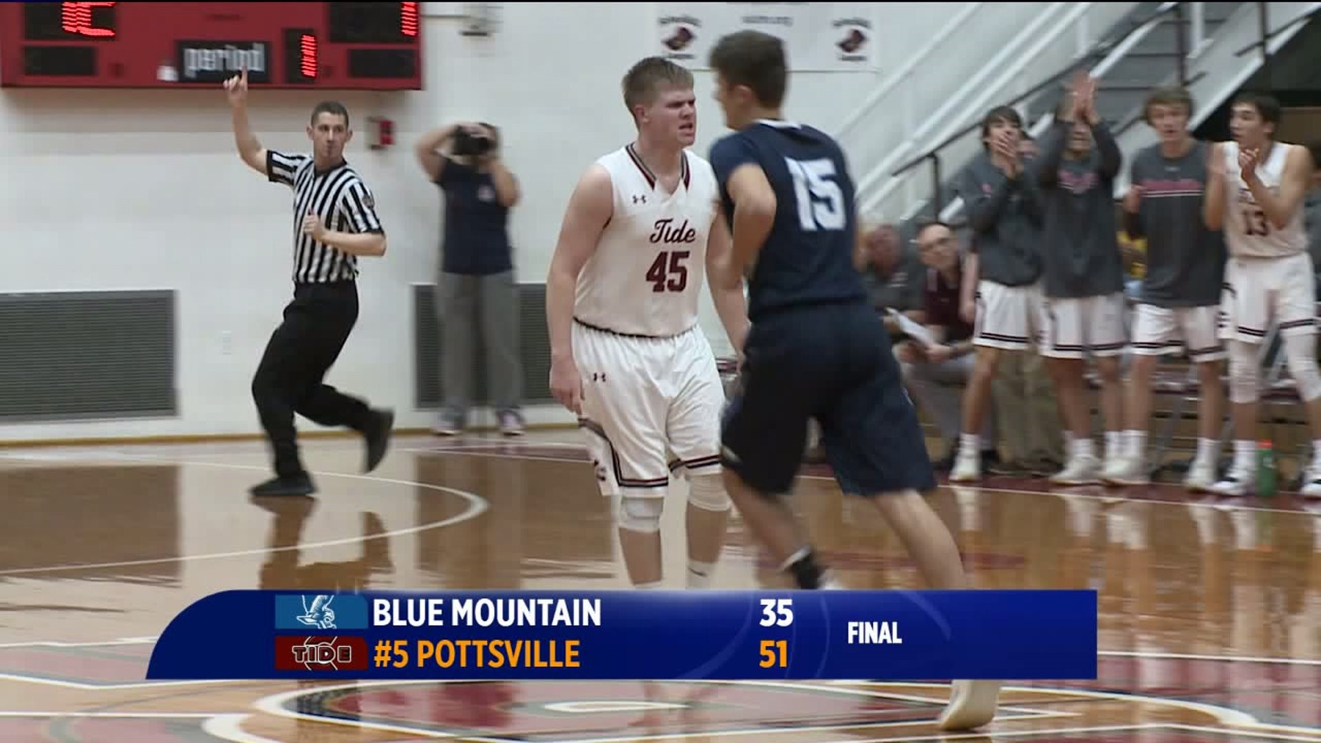 Pottsville Boys Beat Blue Mountain for a Schuylkill League Title
