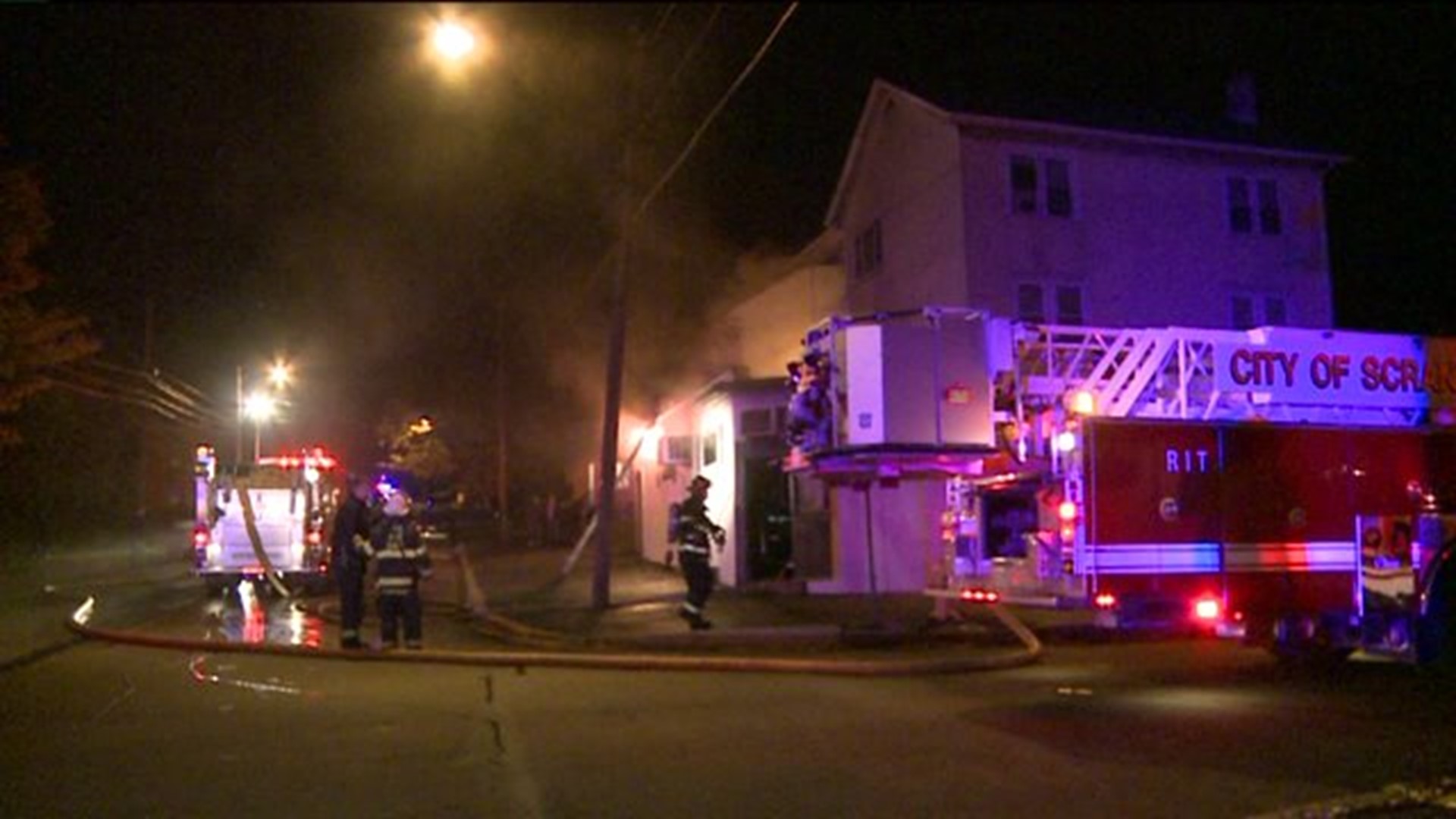 Crews Called to Early Morning Fire in Scranton