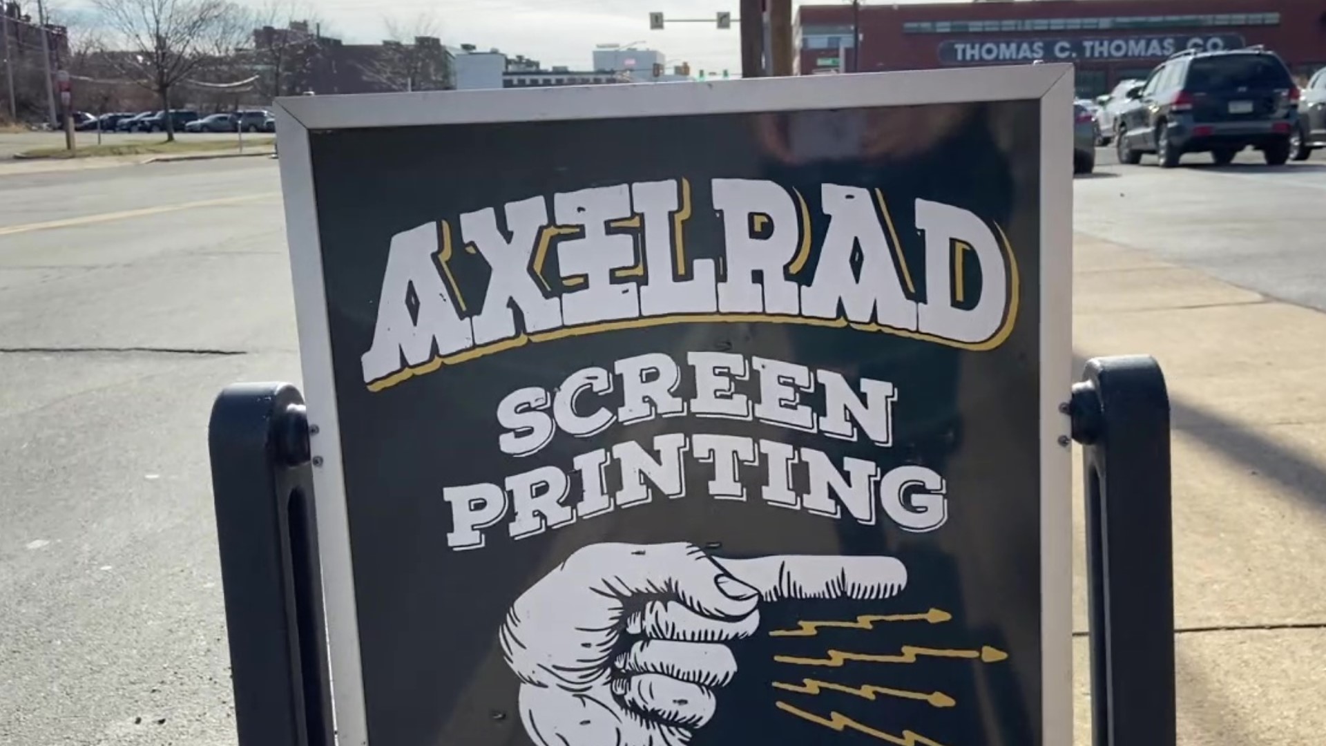 The screen printing company in Wilkes-Barre is giving back in the best way they know how, by making t-shirts.