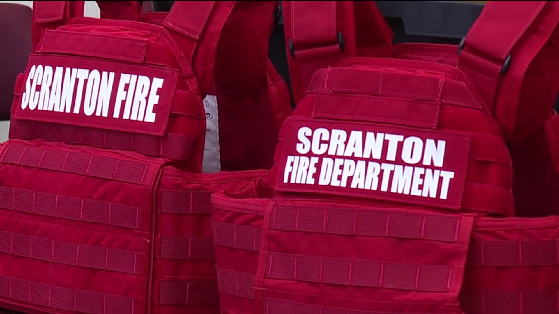 Scranton Firefighters Now Carry Protective Vests