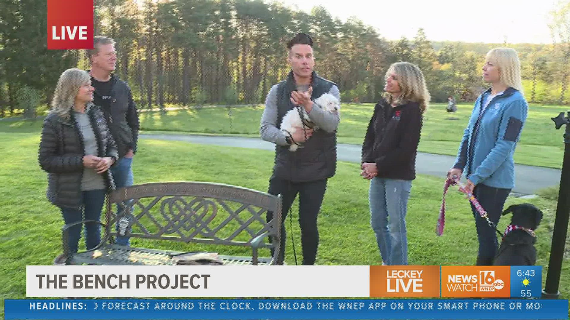 “The Bench Project” is introducing more people to the feel-good project this weekend and helping some area furbabies at the same time.