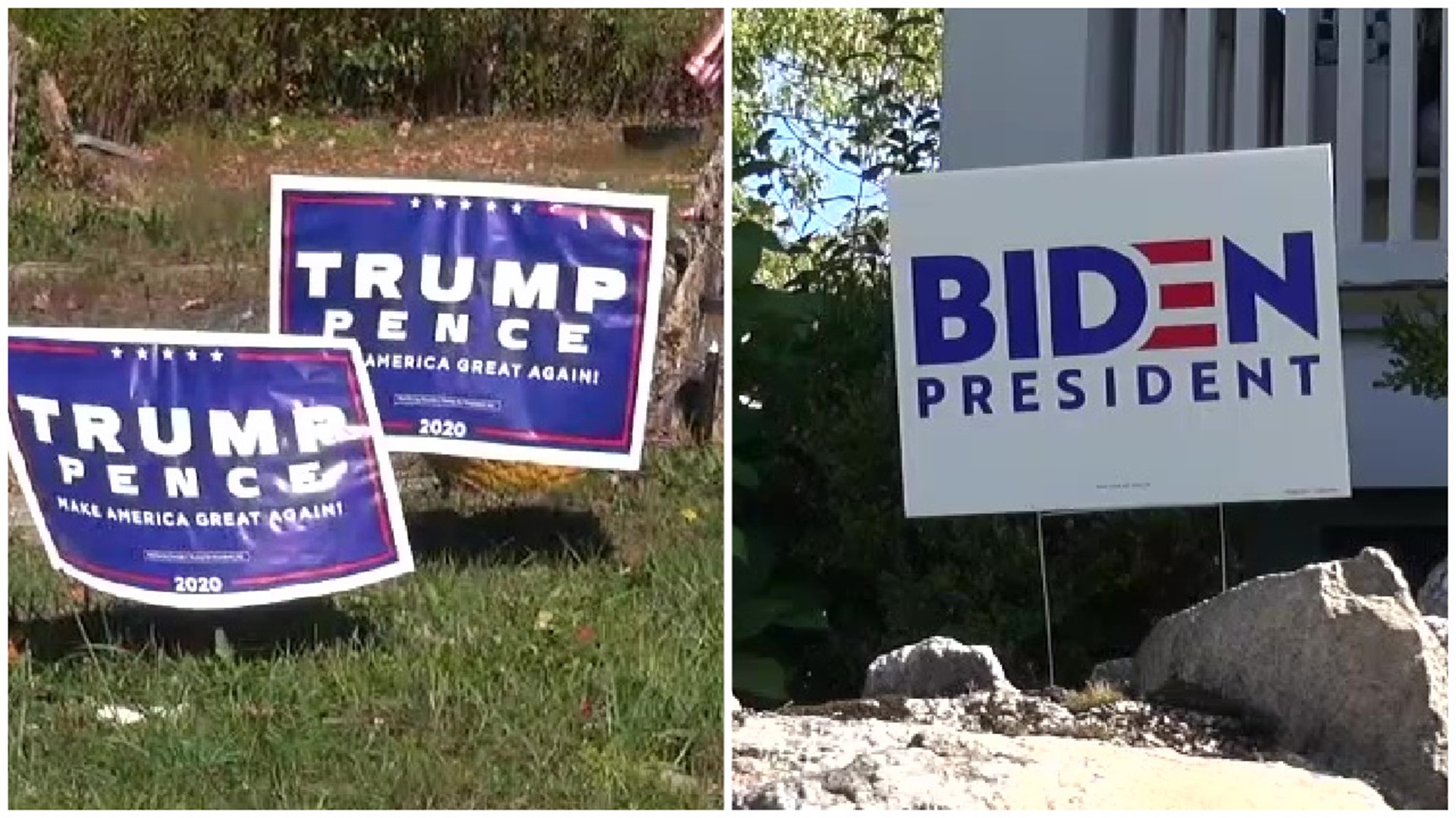 There are not many places you can go without seeing political signs in people's yards, and the signs in our area show just how much of a swing state PA truly is.