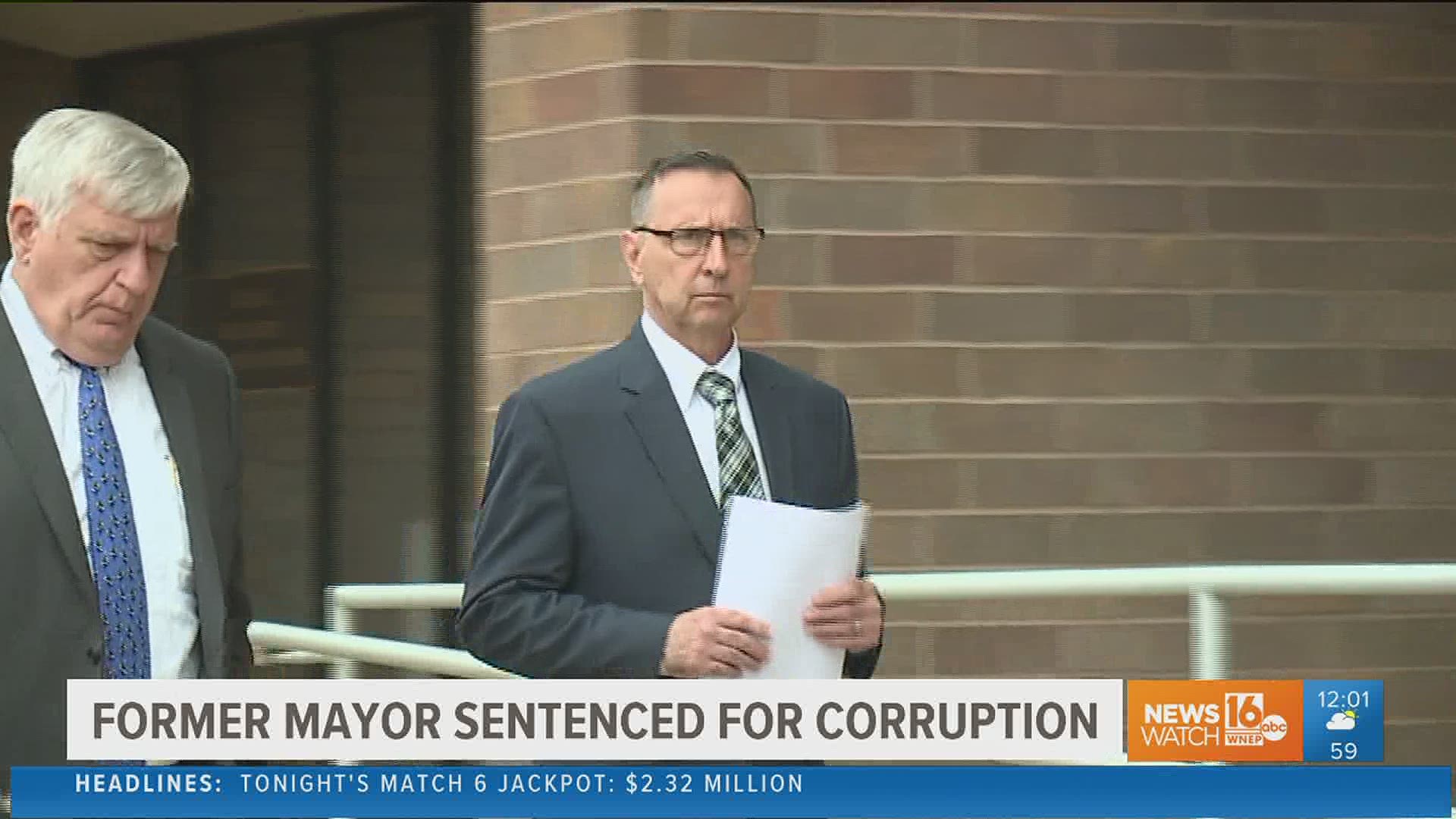 Former Scranton Mayor Bill Courtright learned his punishment Friday morning for running what investigators call a pay-to-play scheme with city vendors.