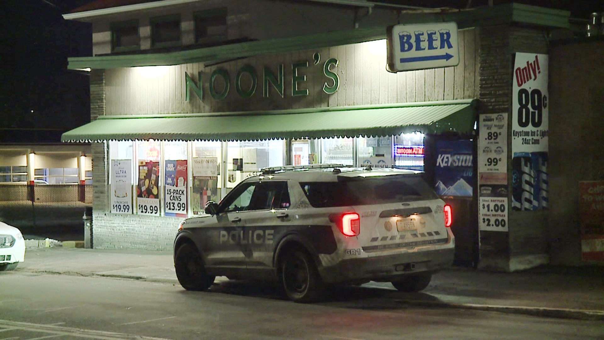 Noone's on West Market Street was robbed Tuesday night.