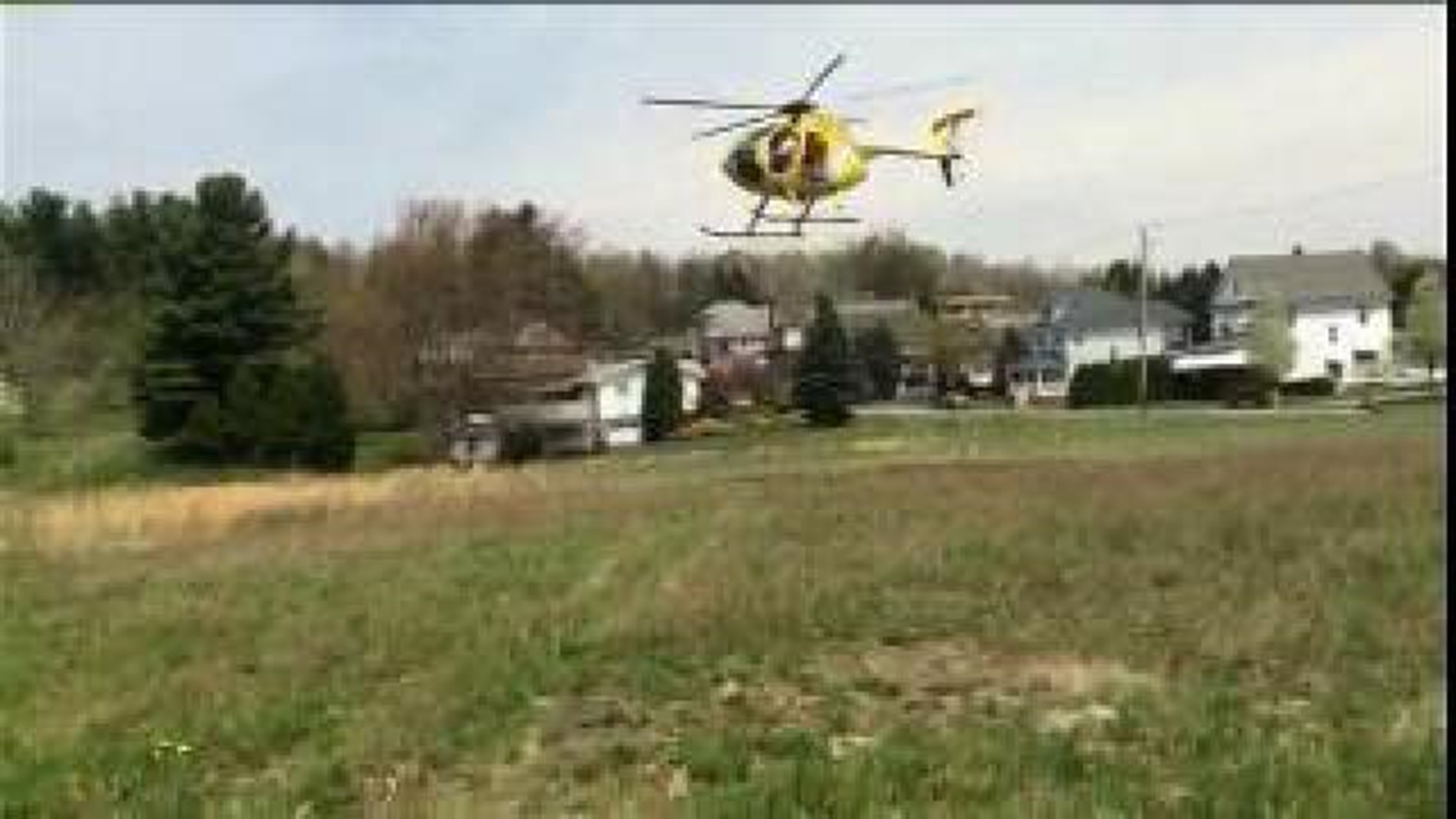 Chopper Lands In Throop, Causes Commotion