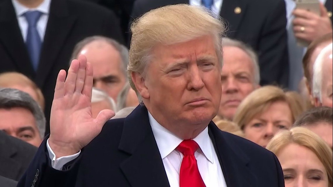 Donald Trump Takes Oath of Office as 45th President of the United