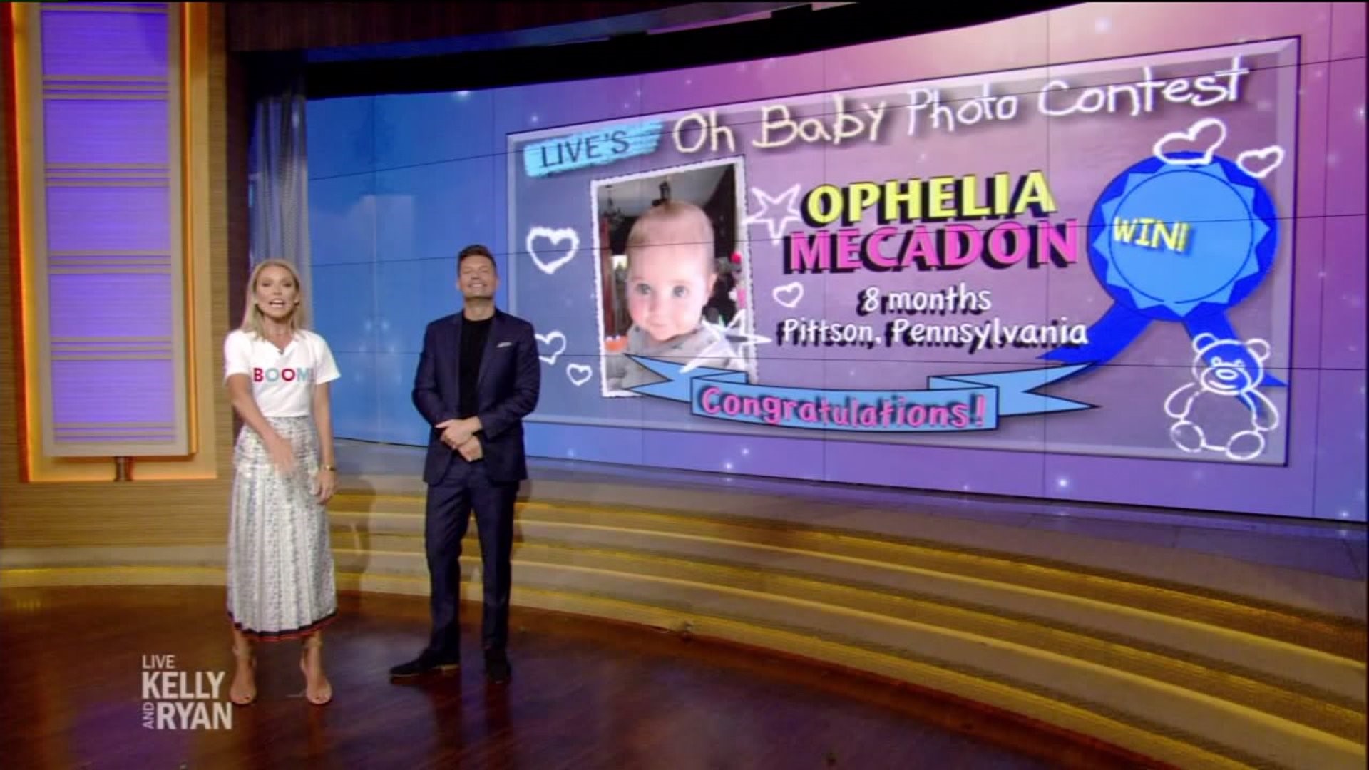 Live with Kelly and Ryan "Oh Baby Photo Contest" Winner