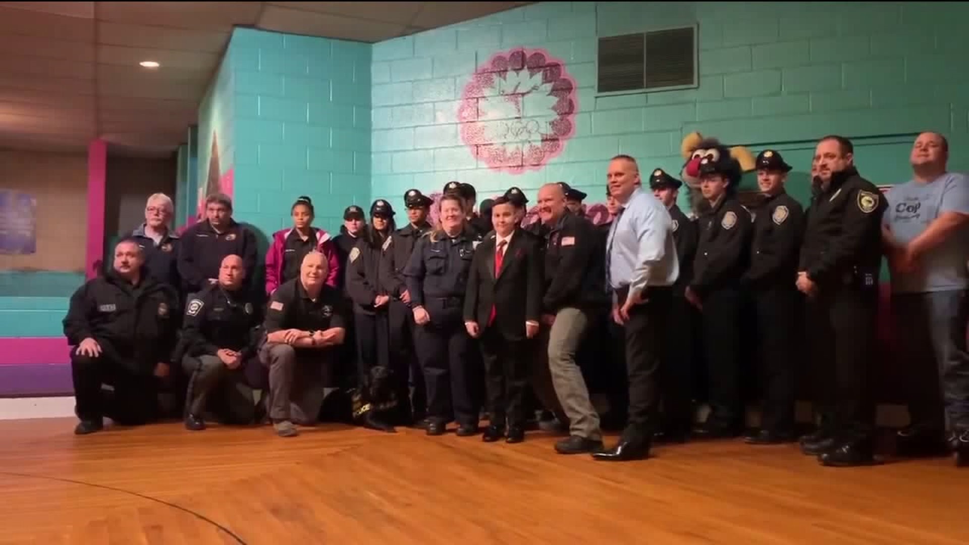 First Responders Celebrate Birthday of Plymouth Junior Fire Chief