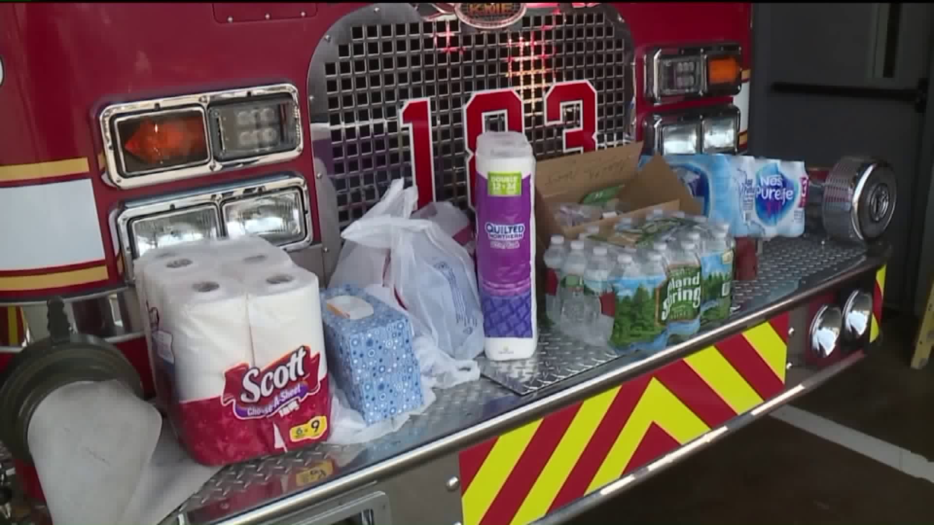 Firefighters Hope to Bring Two Tractor Trailers Full of Donations to Harvey Victims