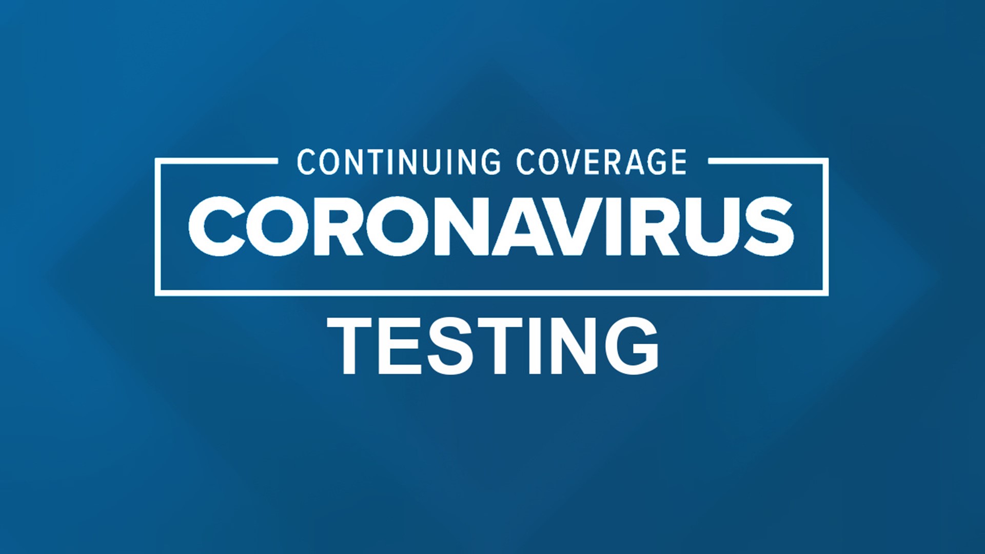 The state is setting up five COVID-19 testing sites beginning this weekend, including one in our area.