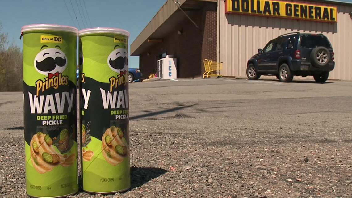 Taste Test DeepFried Pickle Wavy Pringles