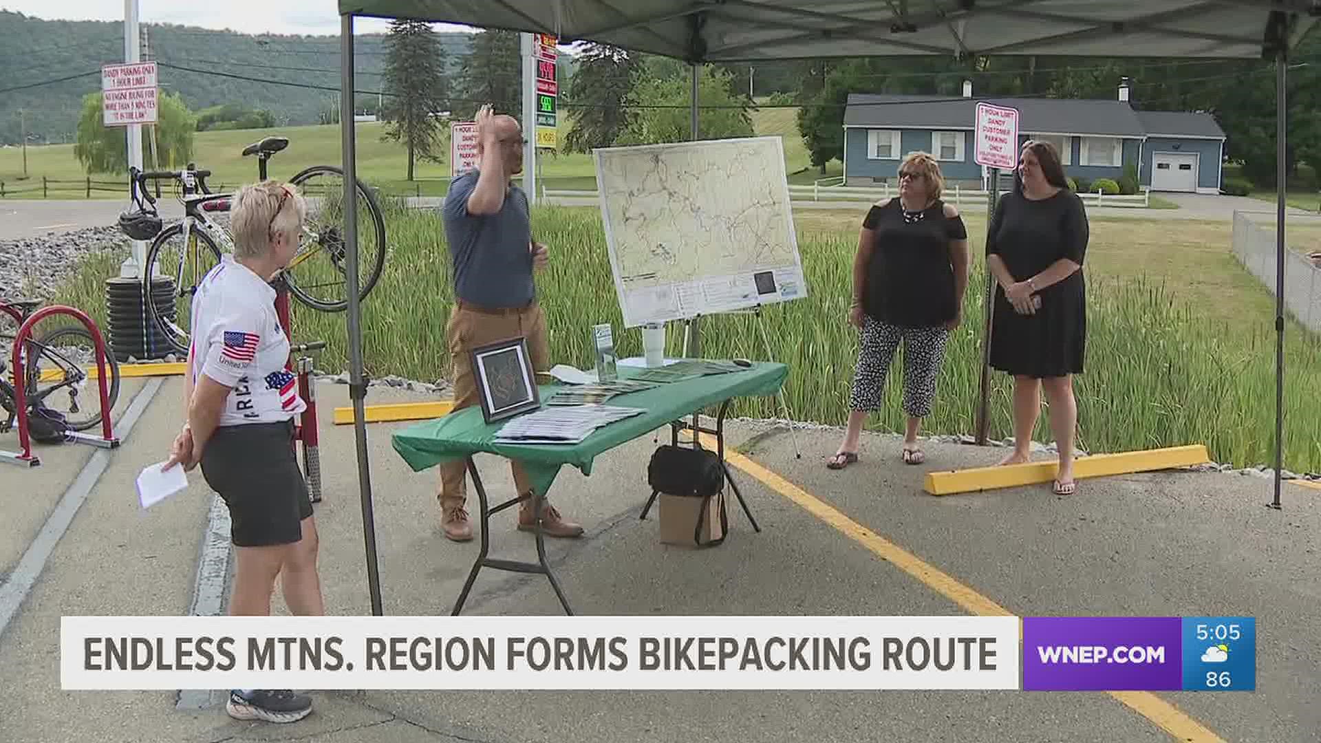 A 400-mile bikepacking loop in the northern tier of Pennsylvania is now ready for cyclists.