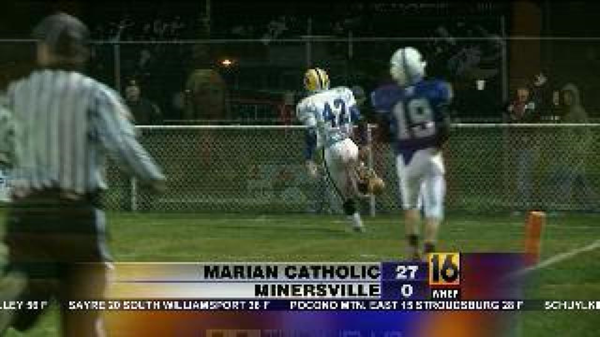 Marian Catholic vs. Minersville