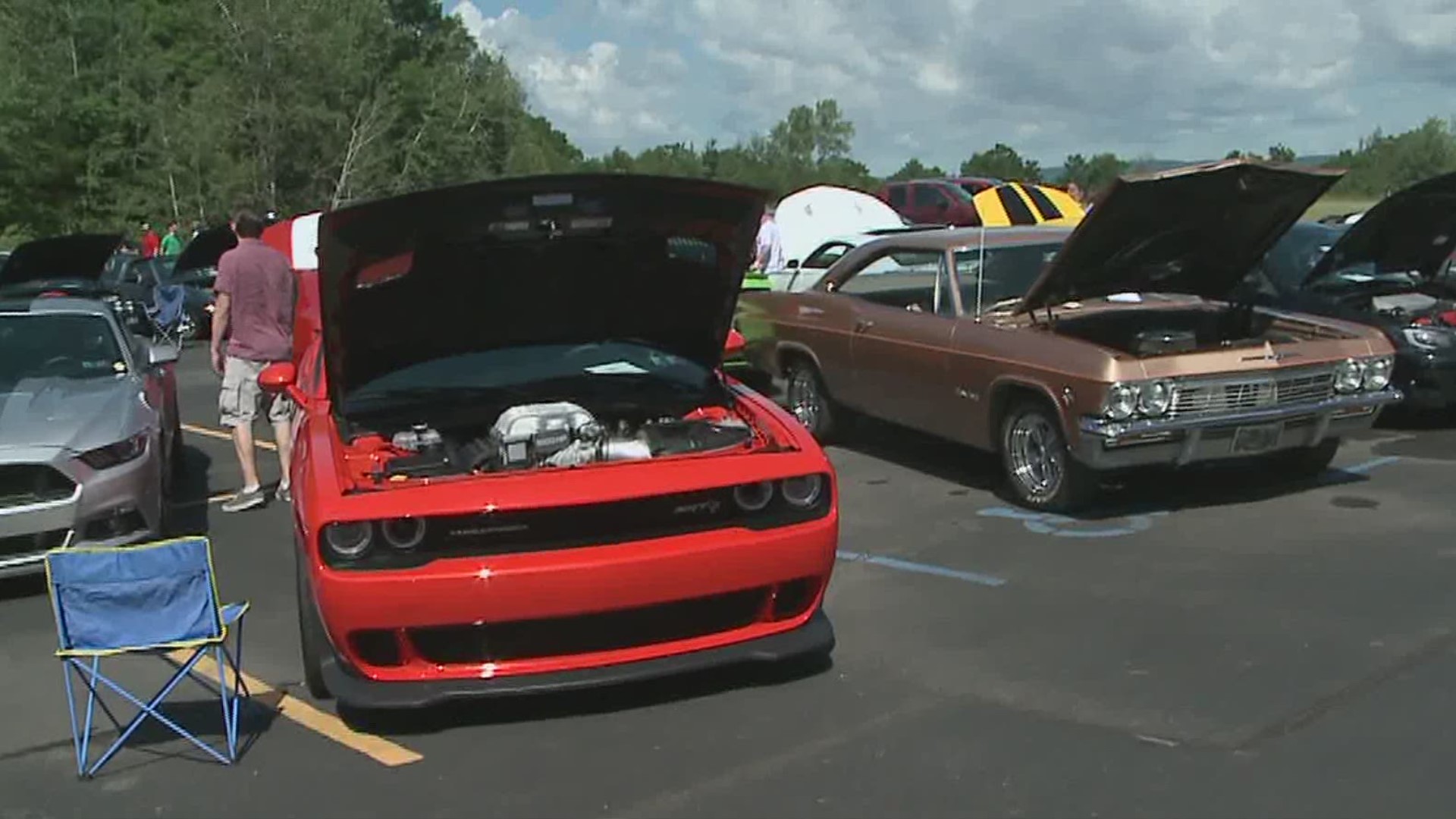 Miller-Keystone Blood Center near Pittston hosted a free car show Sunday.