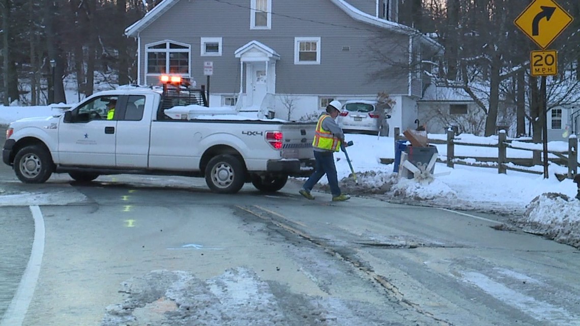 Water Main Break in Scranton