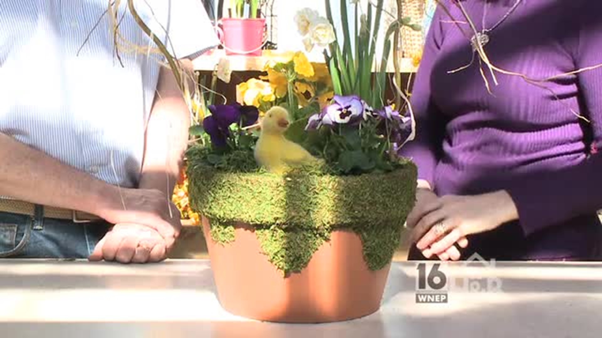 Easter Floral Basket