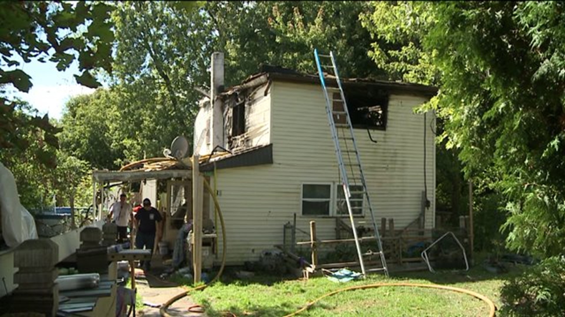 Schuylkill County Home Ripped By Flames