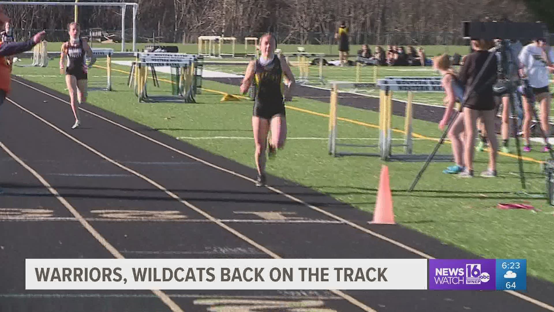 Delaware Valley's Brooke Acoveno and Western Wayne's Madi Kammer excelled at their most recent Track Meet.