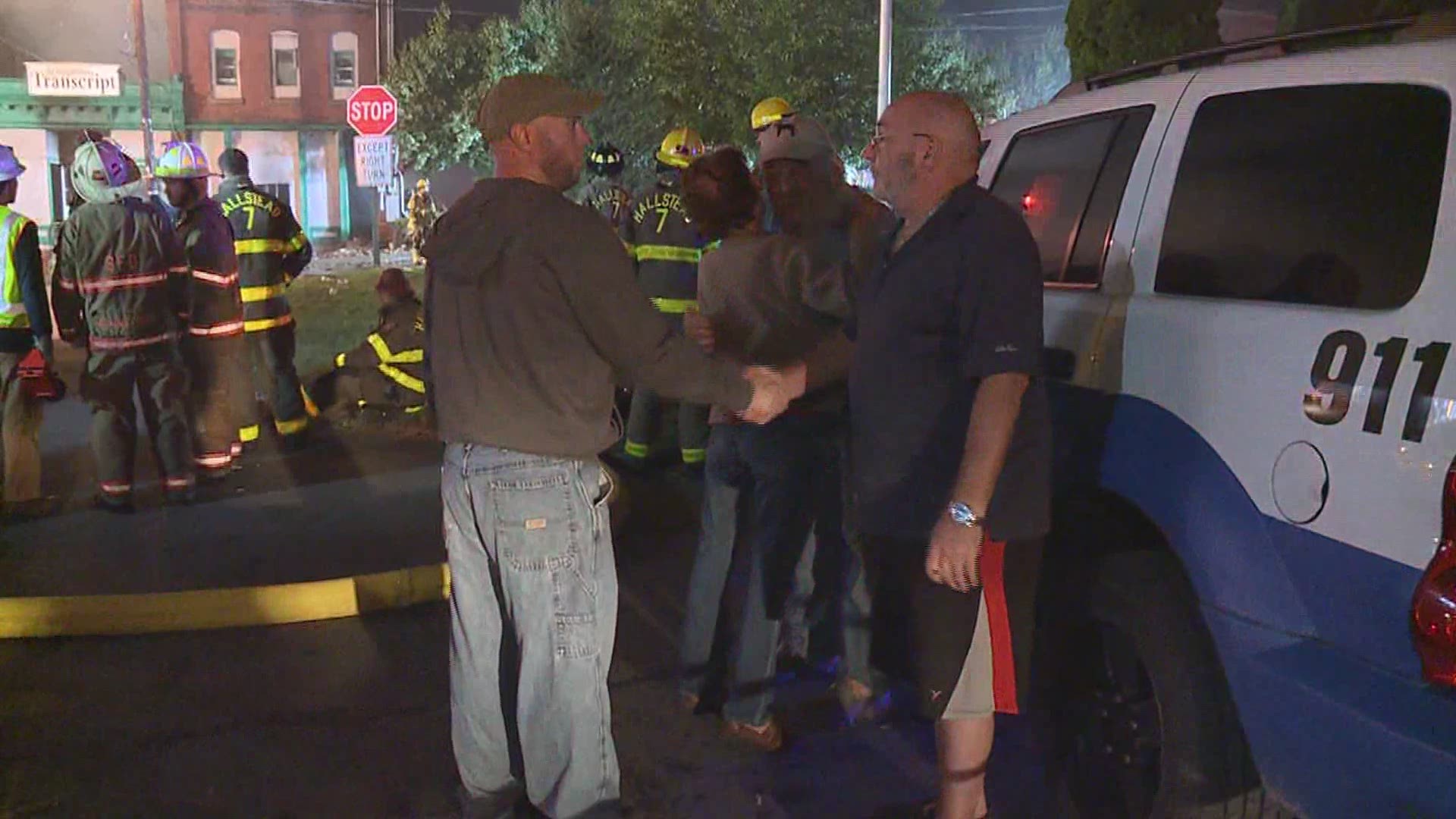 The husband and wife have allegedly set fire to the Susquehanna Transcript building.