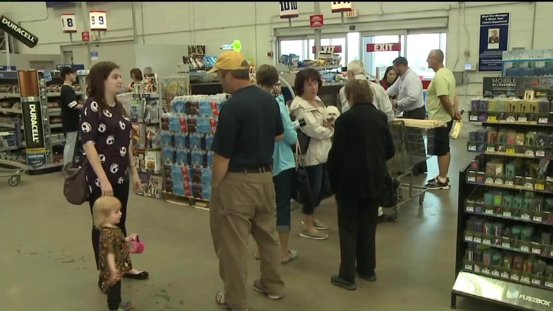 Shoppers Take Advantage of Columbus Day Deals at Home Improvement Store