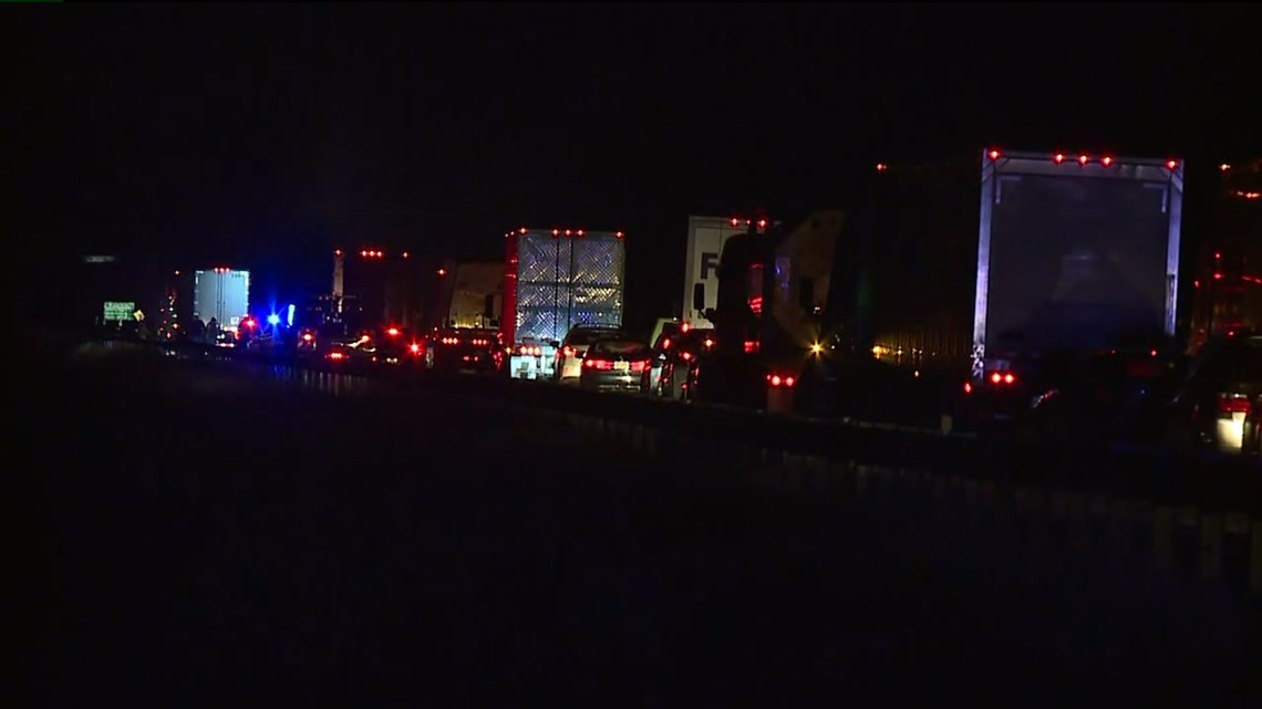 Tractor Trailer Crash Snarls Traffic On I 80 4222