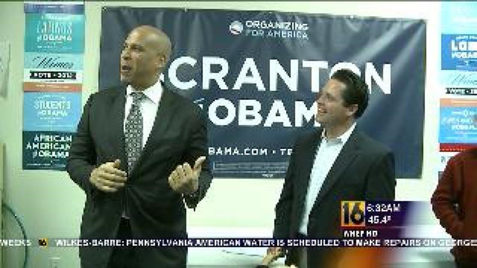 Newark Mayor In Scranton To Encourage Democrats