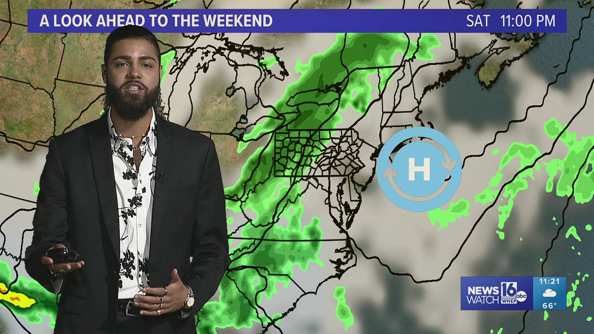 Shower chances return late Saturday and Sunday