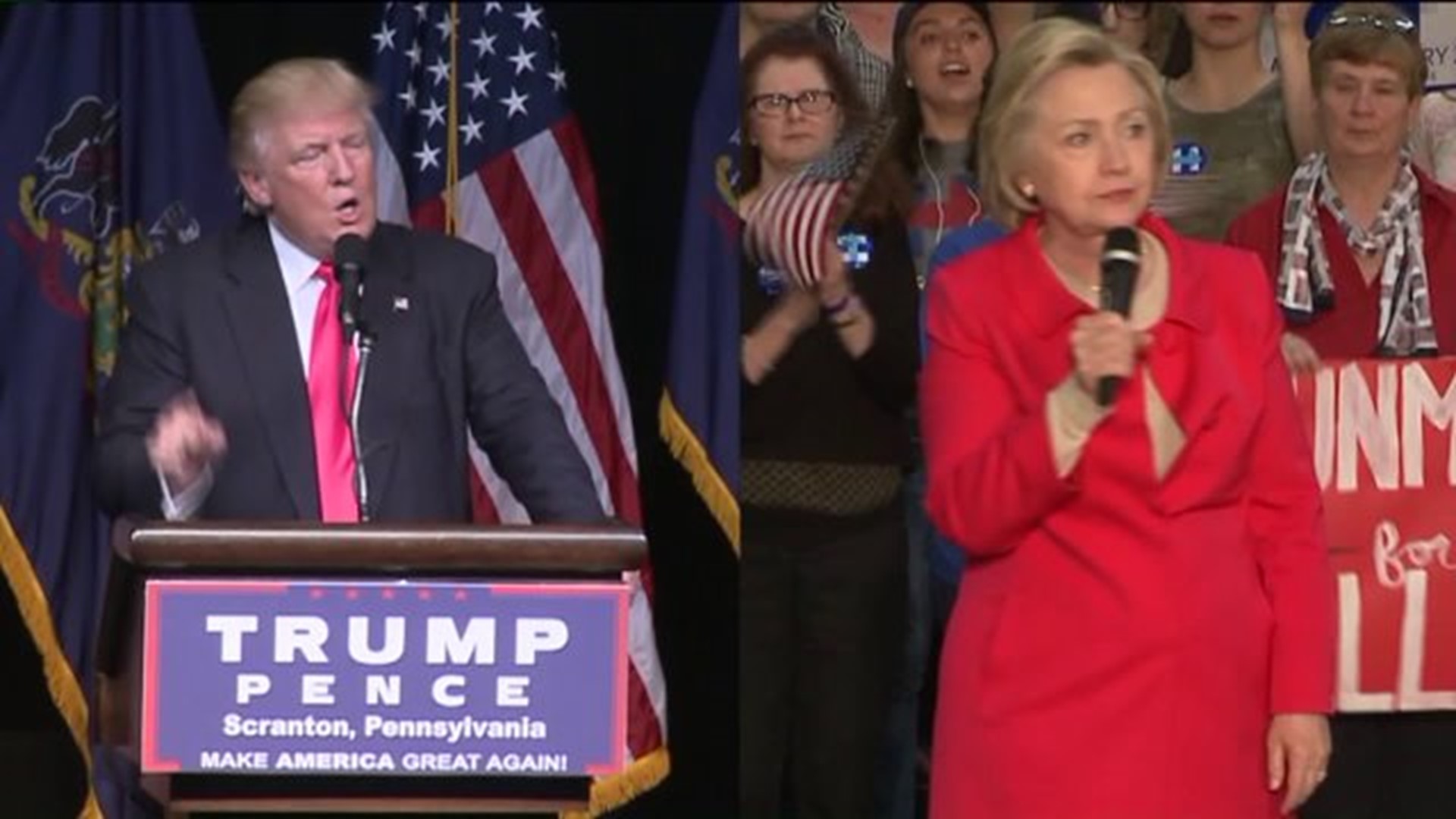 Presidential Candidates Make Final Push to Northeast PA