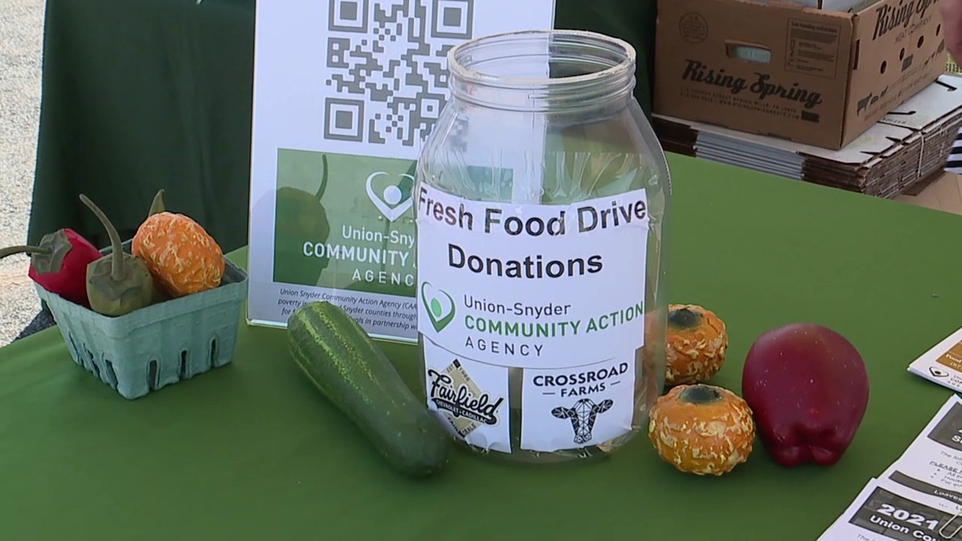 Donations made to the Union County Food Hub will be used to buy fresh produce from local farms.