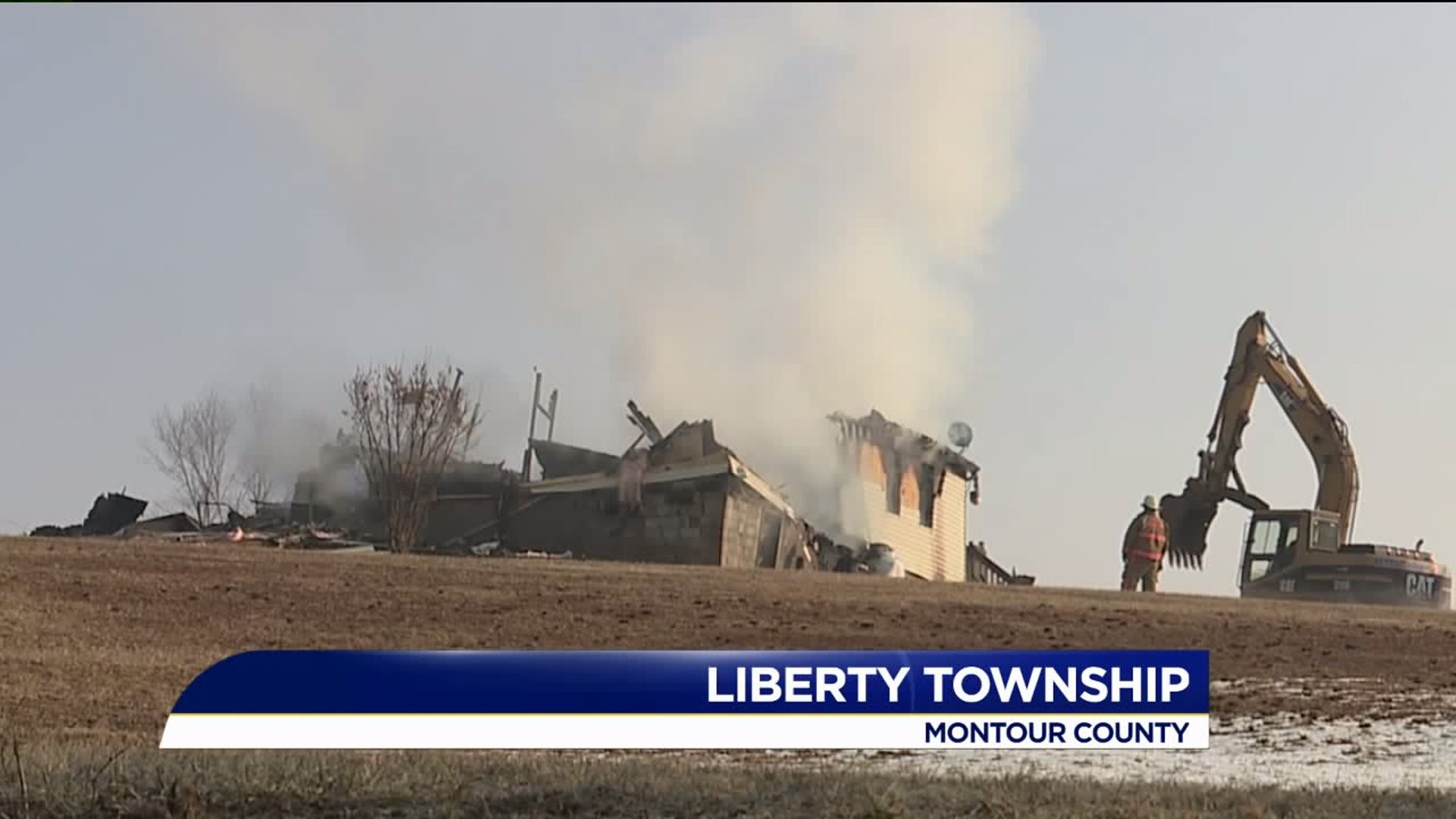 Home in Montour County a Total Loss After Early Morning Fire