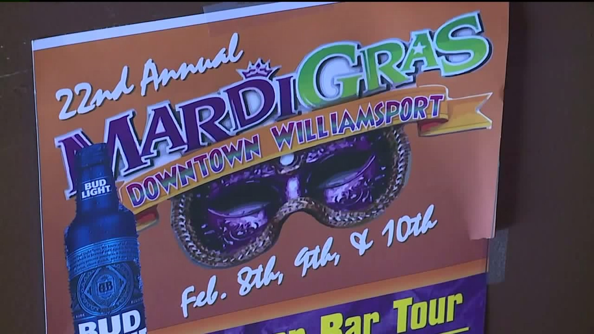 Ready for Mardi Gras in Williamsport